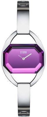 STORM Tulisa lazer roxo (29 mm) mostrador roxo / pulseira de aço inoxidável 47545/P