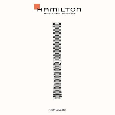 Hamilton Straps Bracelet homme en acier inoxydable only hamilton H695375104