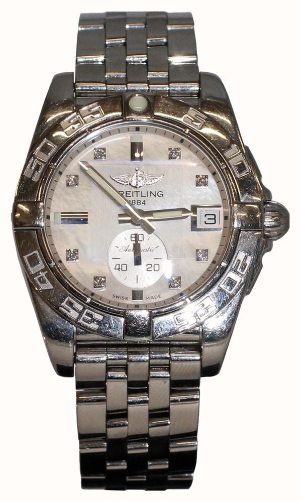 Breitling mother of pearl face sale