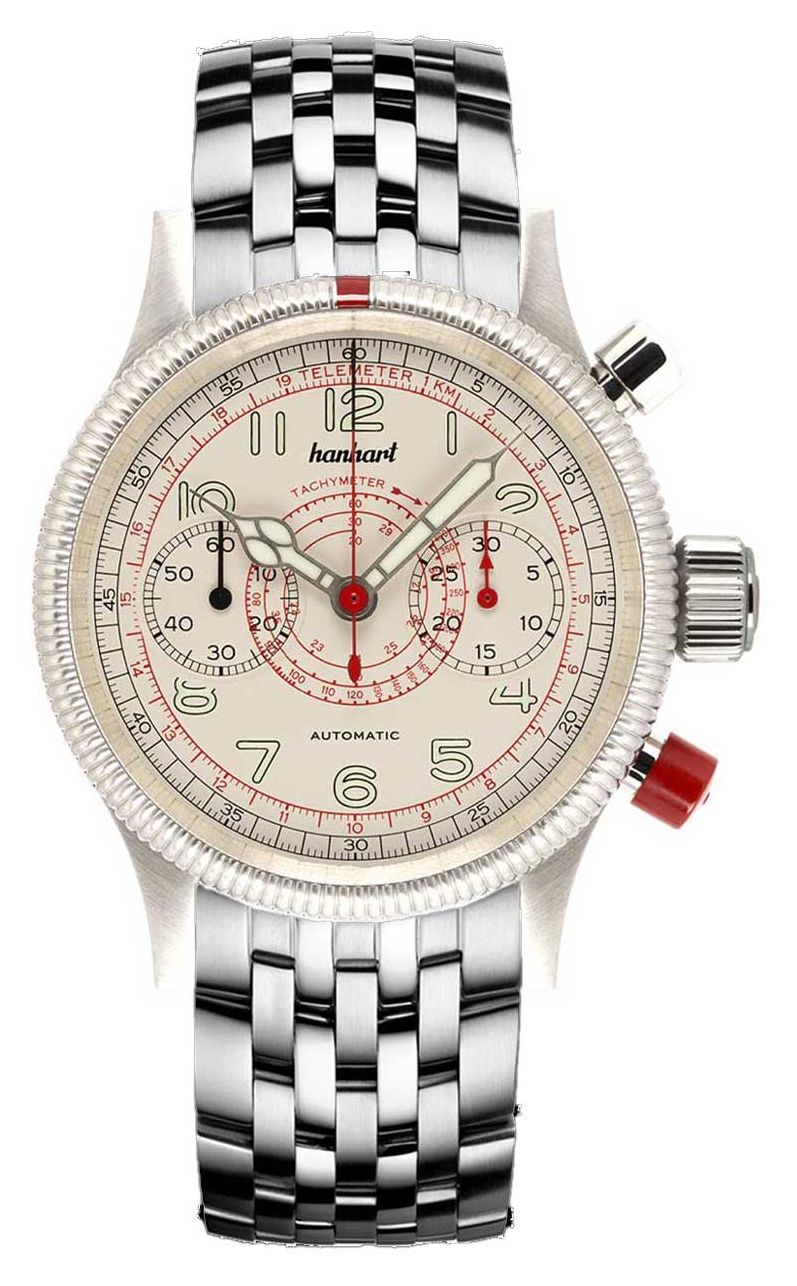 Hanhart automatique Pioneer Tachytelle (40 mm), montre