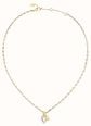 Guess Guess Jewellery Womens Heart Charm Necklace UBN06359YG