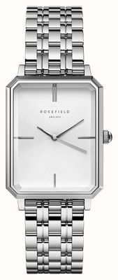Rosefield Octagon (23mm) White Dial / Stainless Steel Bracelet OCWSS-O41