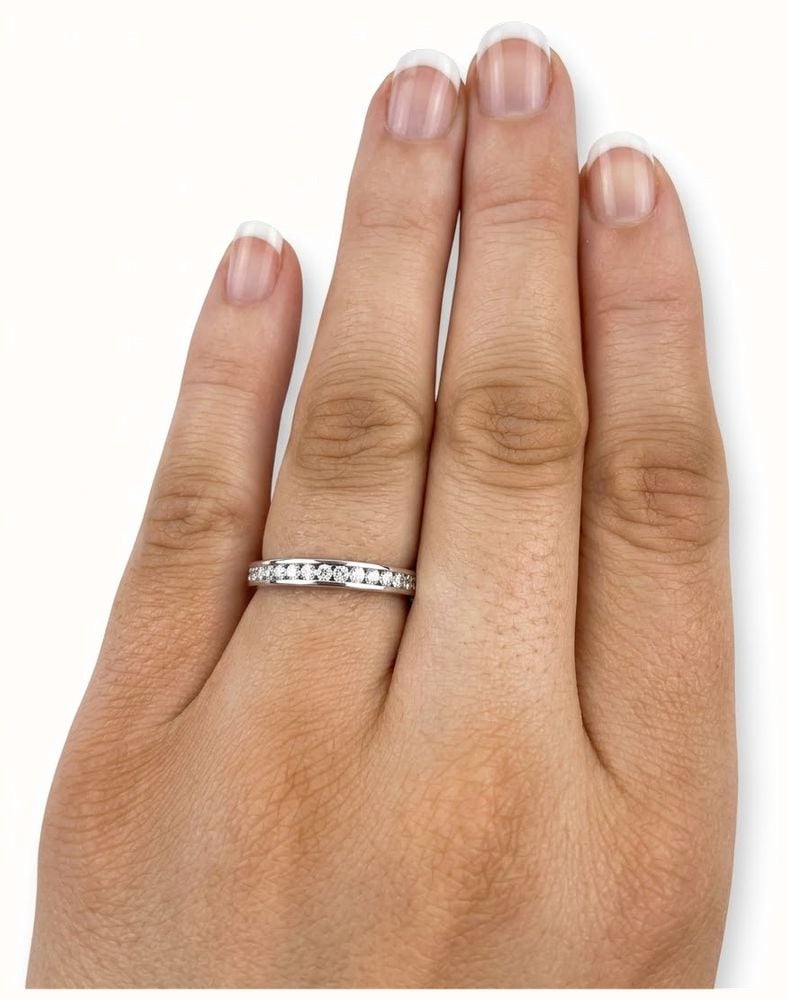 Platinum .33ct H SI Dia Eternity Channel Set Ring HET100023/PLAT - alternate view 4