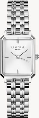 Rosefield Quadrante bianco Octagon xs (19,5 mm) / bracciale in acciaio inossidabile OWGSS-O63