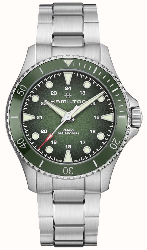 Hamilton Khaki Navy Scuba Auto (43mm) Green Dial Stainless Steel