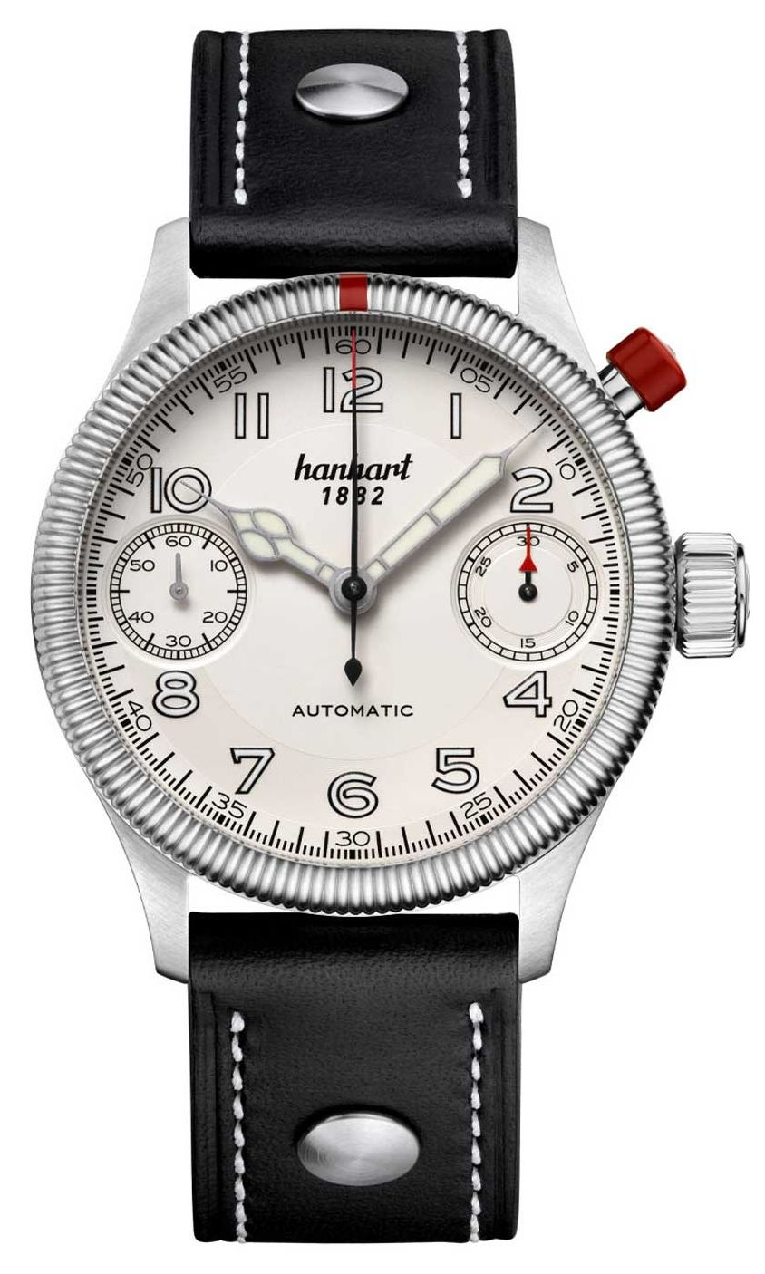 Hanhart Chronographe automatique Pioneer Monoscope (45 mm), montre