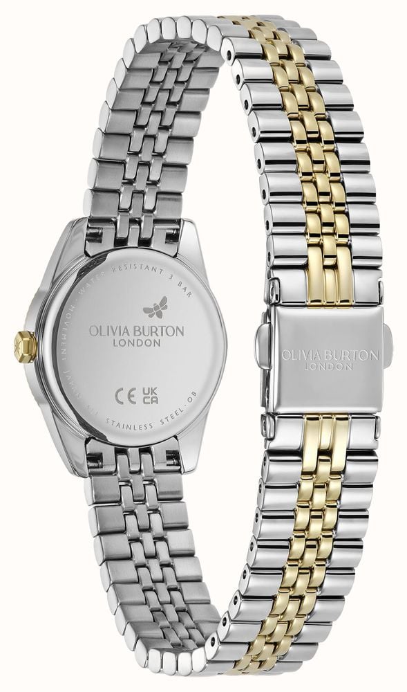 Olivia Burton 25mm Highbury Forest Green Dial / Two Tone Stainless Steel Bracelet 24000387 - alternate view 4