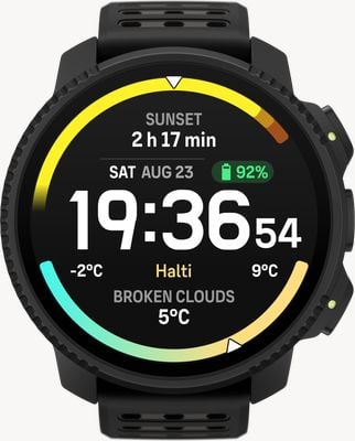 Suunto Vertical 2 AMOLED Outdoor-Abenteueruhr (49 mm) ganz in Schwarz SS051204000