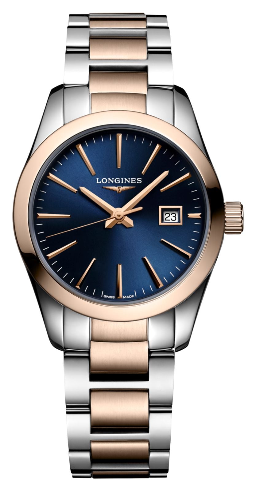 LONGINES Conquest classique (29,5 mm) cadran bleu / bracelet montre