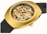 RADO Diastar Original Skeleton Automatic (38mm) Gold Skeleton Dial / Black Rubber Strap R12166159 - альтернативный вид 2
