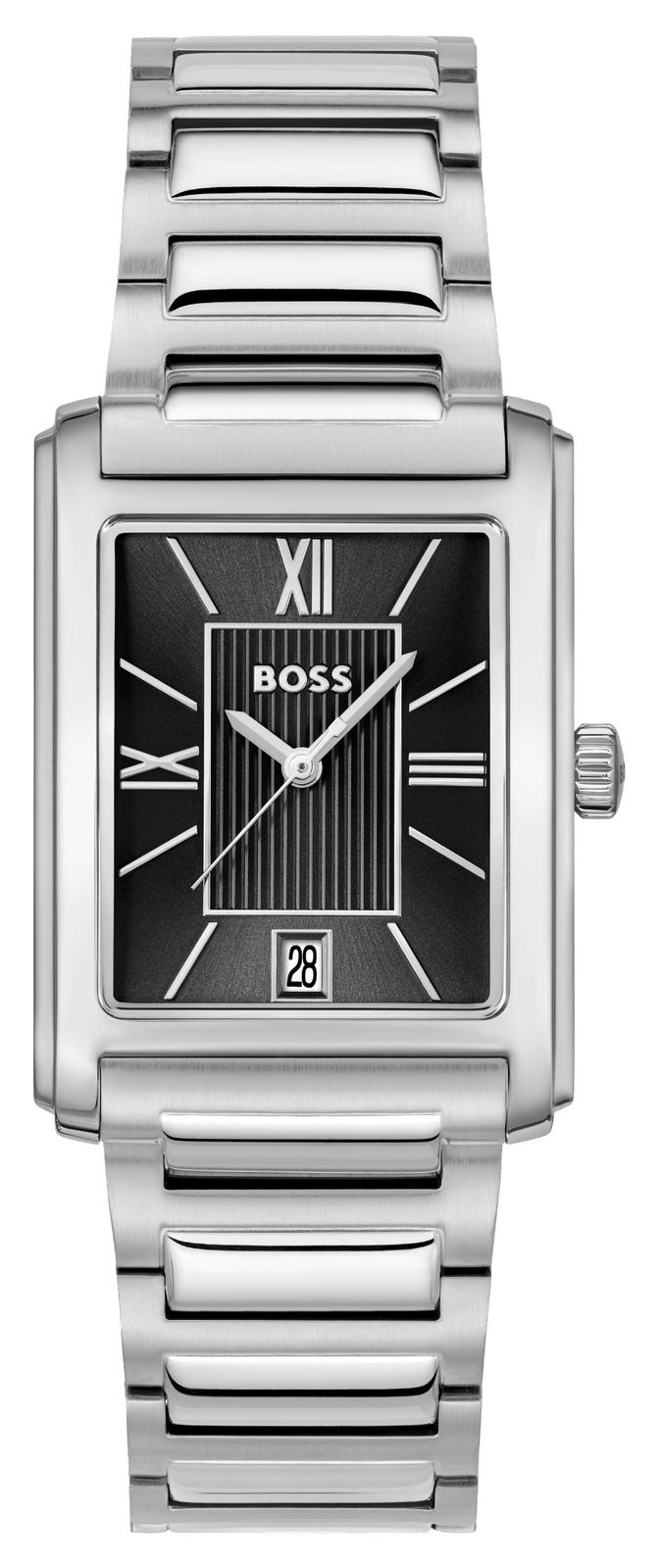 BOSS Principle (28 mm) cadran noir / bracelet en montre
