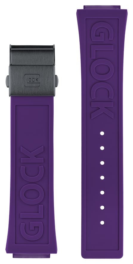 GLOCK Precision Bracelet Glock uniquement en silicone violet montre