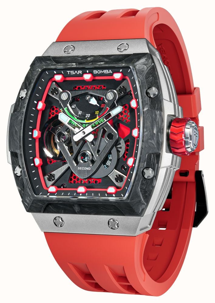 TSAR BOMBA Neutron Automatic Titanium Limited Edition (46mm) Red