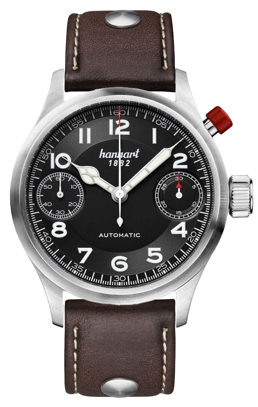 Hanhart Chronographe automatique Pioneer Monoscope (45 mm), montre