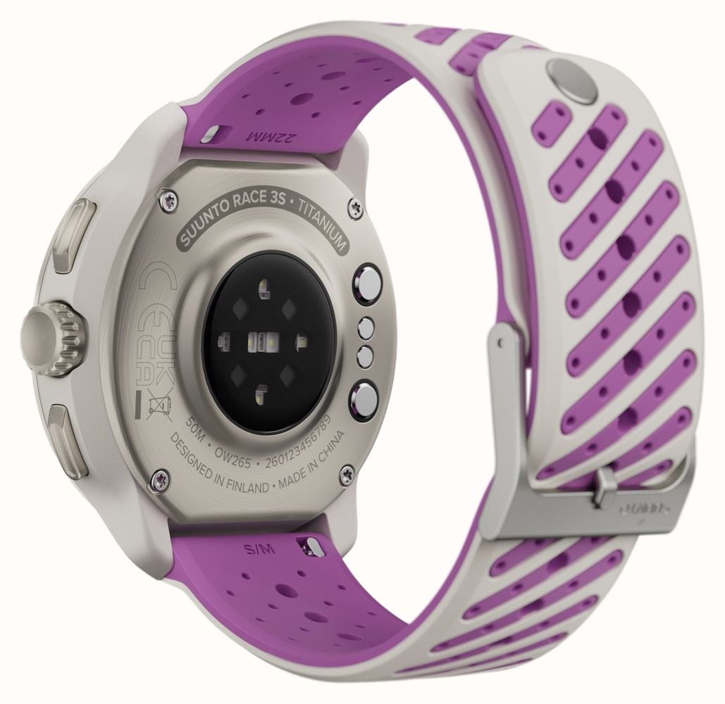 Suunto RACE 3S Titanium AMOLED Multisport Performance Watch (49mm) Orchid SS051647000 - альтернативный вид 9