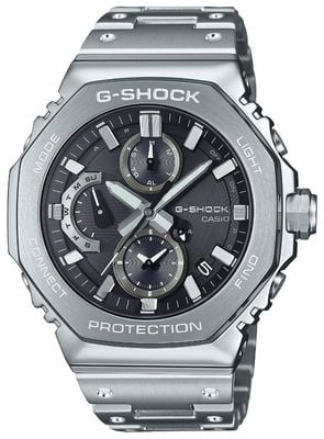 Casio G-Shock Full Metal Chrono Tough Solar (46.3mm) Black Dial / Stainless Steel Bracelet GMC-B2100D-1AER