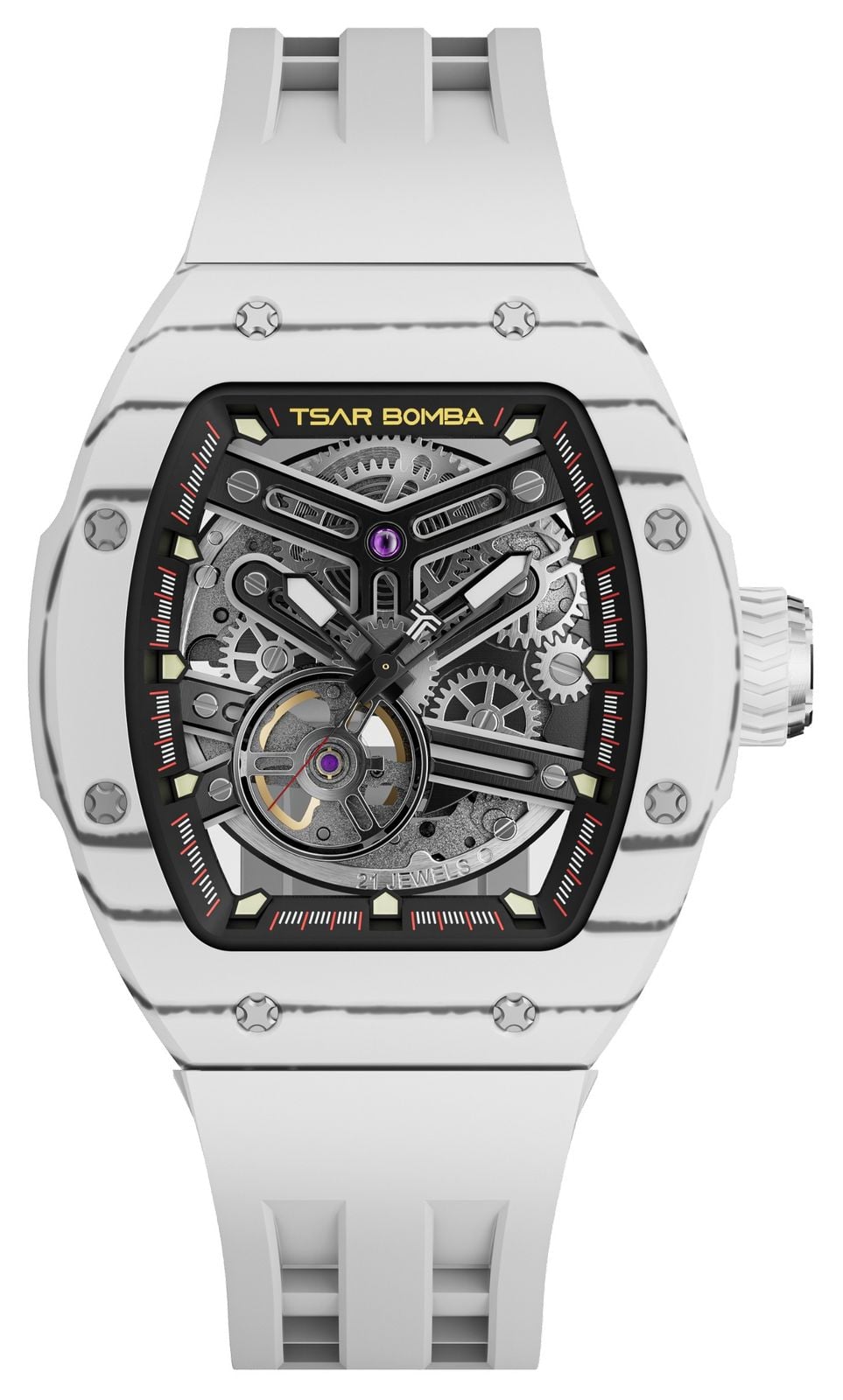 TSAR BOMBA Atomic Series Carbon Fibre Interchangeable Set  Watch