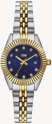 STORM Roxin crystal blue petite (28 mm) cadran bleu nuit / acier inoxydable bicolore 47531/B