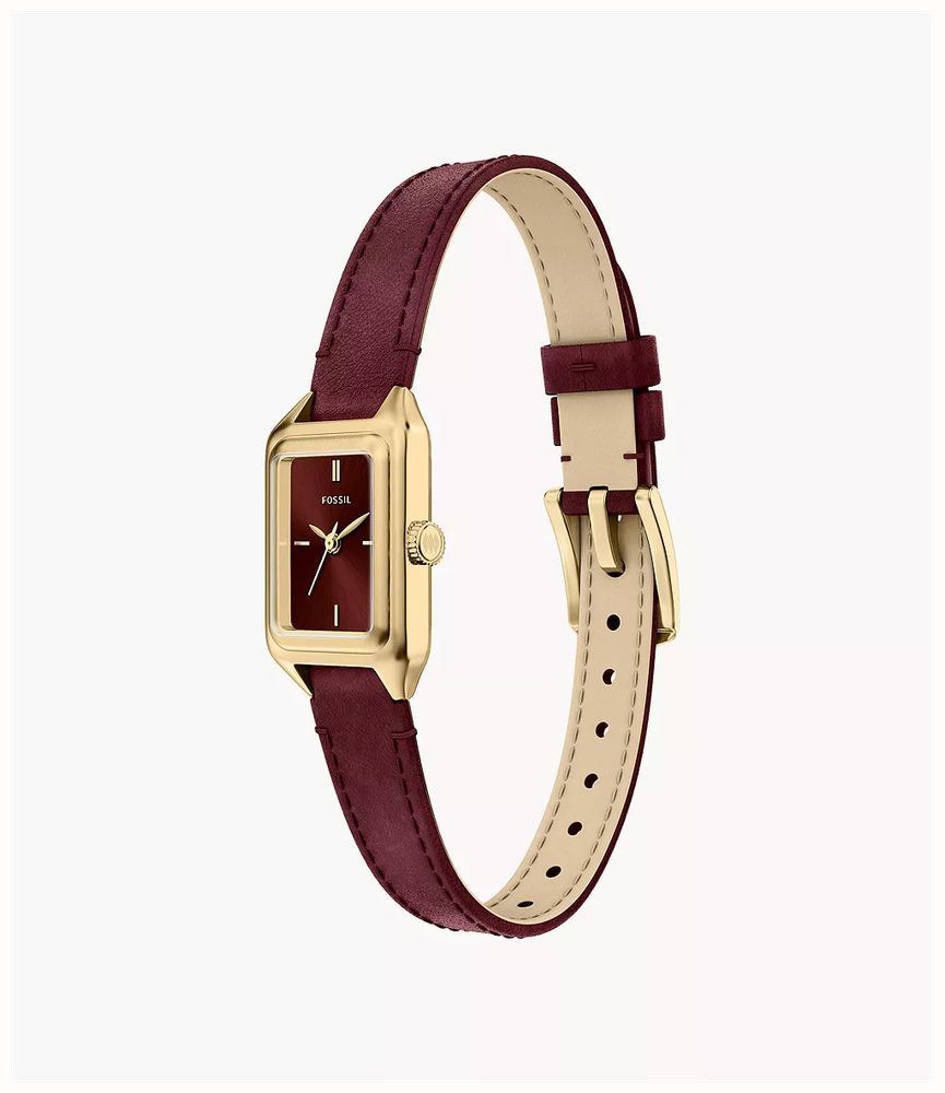 Fossil Raquel 18 mm Three-Hand Red Leather ES5530 - vista alternativa 3