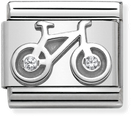 Nomination Classic Bicycle Sterling Silver & Steel Charm 330311/04