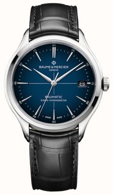 Baume & Mercier Clifton | Baumatic | Cadran Blue Dial | Black Strap 10467