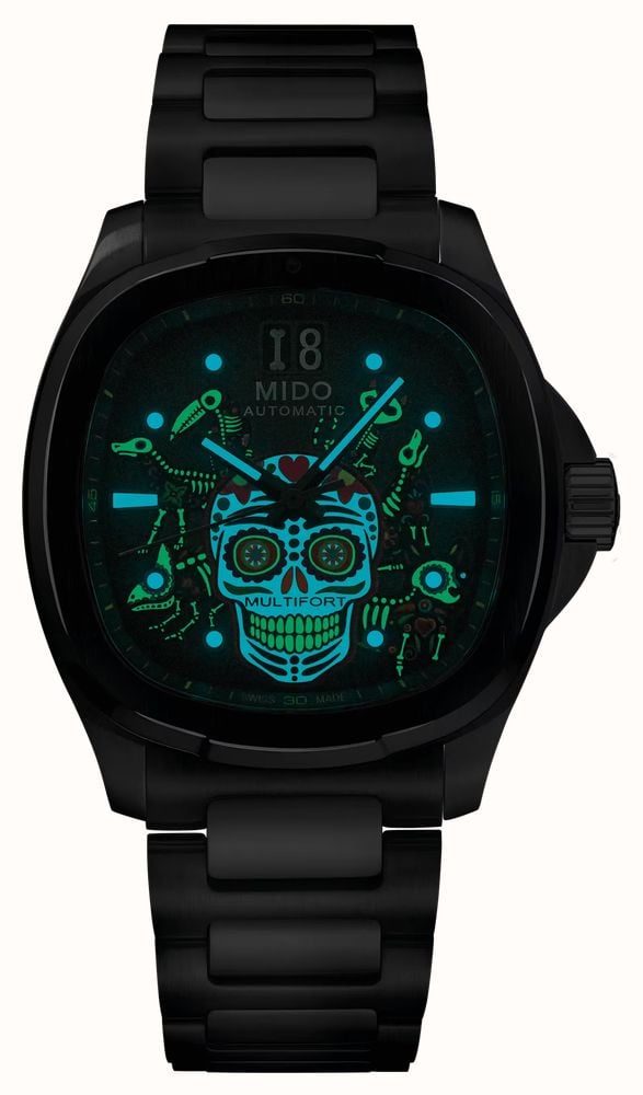 MIDO Multifort TV Big Date Alebrijes Limited Edition (40mm) Grey Gradient Dial / 3x Strap Set M0495261108102 - альтернативный вид 4