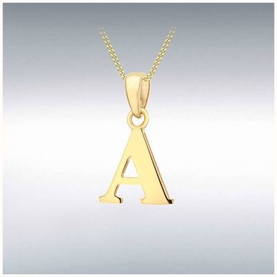 IBB 9ct Yellow Gold Larger A Initial 1.69.3791