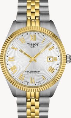 Tissot Ballade Automatic Chronometer (39mm) Silver Dial / Two-Tone Stainless Steel Bracelet T1564082203300
