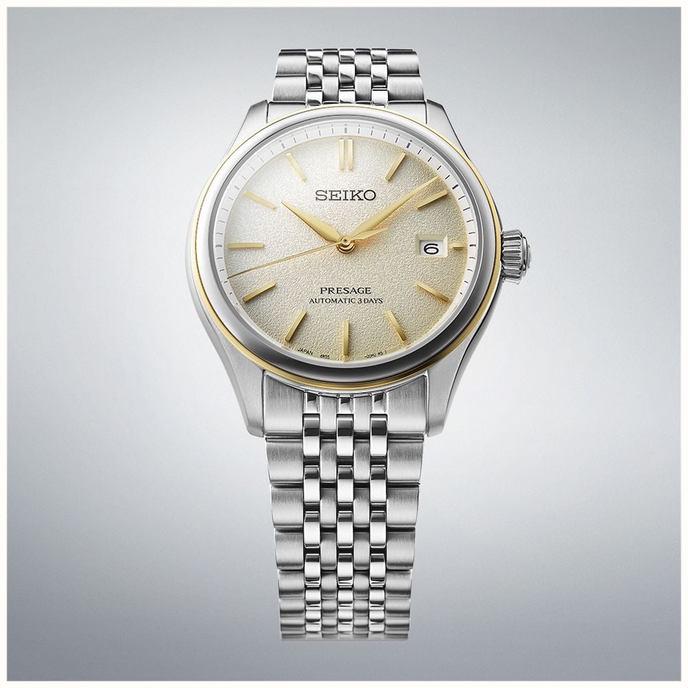 Seiko Presage Classic Series In Delicate Cream Silk (40.2mm