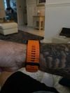 Customer picture of Garmin Bracelet de montre Quickfit 26 uniquement, silicone orange braise 010-12864-01