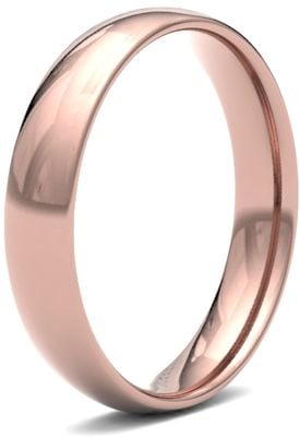 James Moore & Co | 9 Karat Roségold | 4 mm | leicht | Größe traditioneller Hof | ag_4glc-9r AG_4GLC-9R