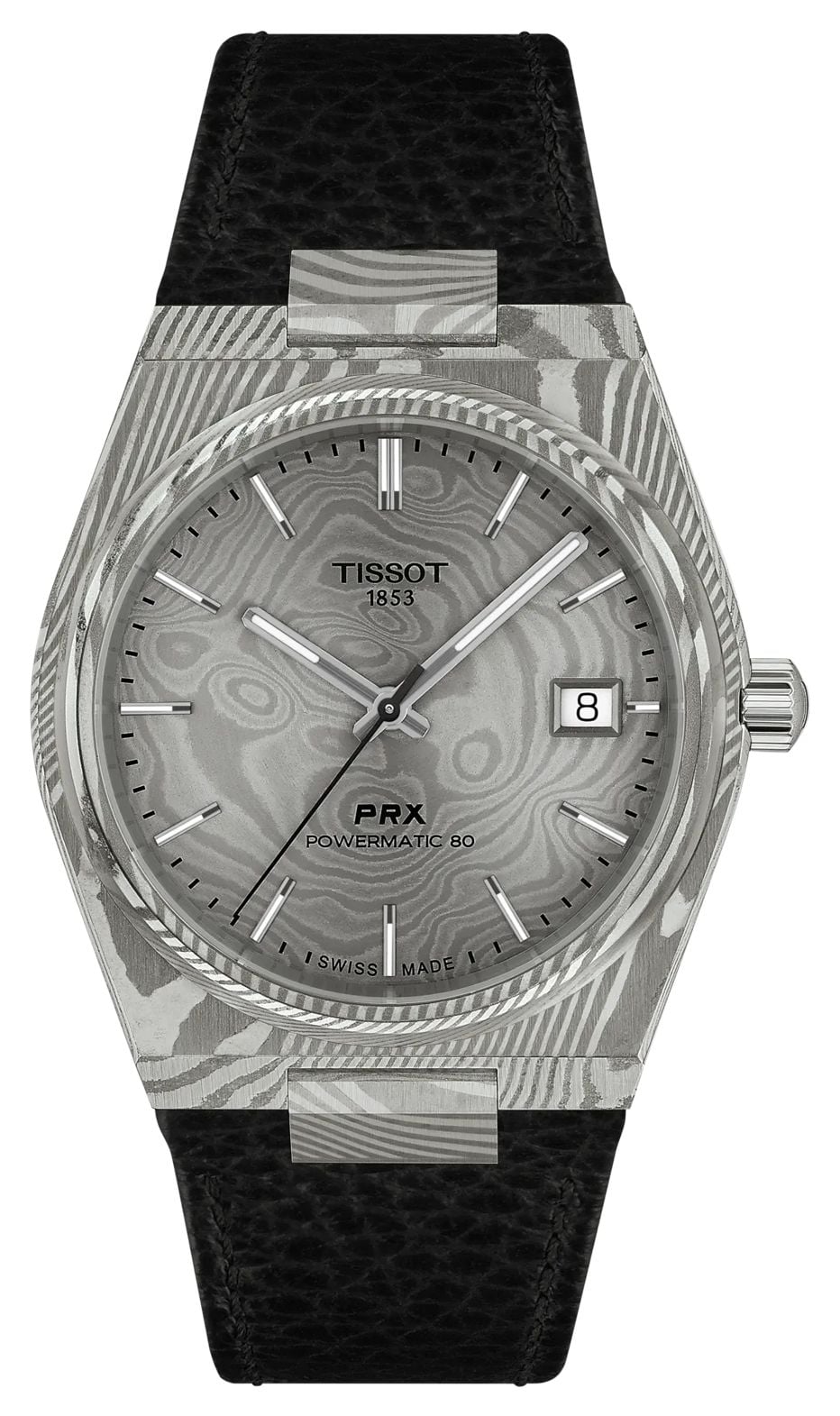 Tissot Prx Powermatic 80 â Ãdition acier Damas (38mm) montre
