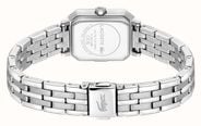 Lacoste Parisienne Quartz (22.8x27mm) Blue Sunray Dial / Stainless Steel Bracelet 2001440 - alternatieve weergave 3