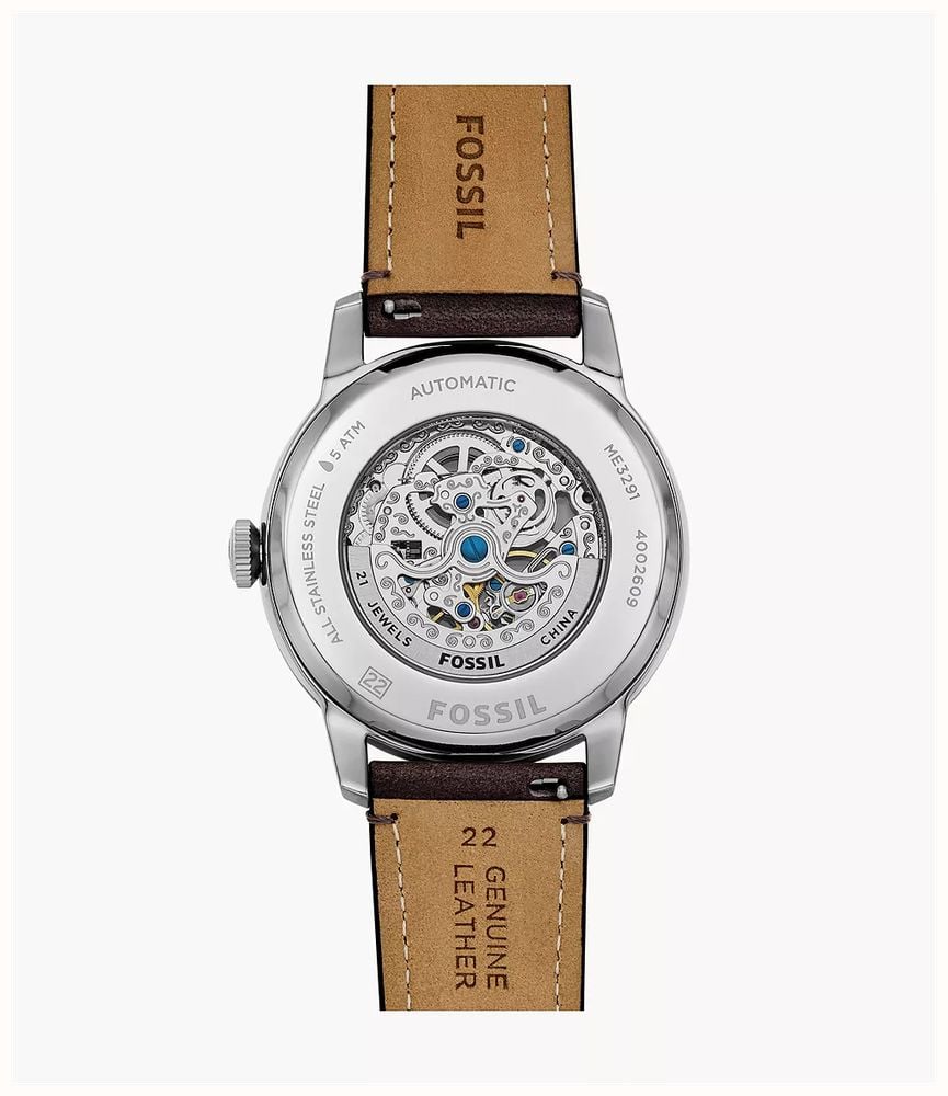 Fossil Townsman 44 mm Automatic Brown Leather ME3291 - alternative Ansicht 3