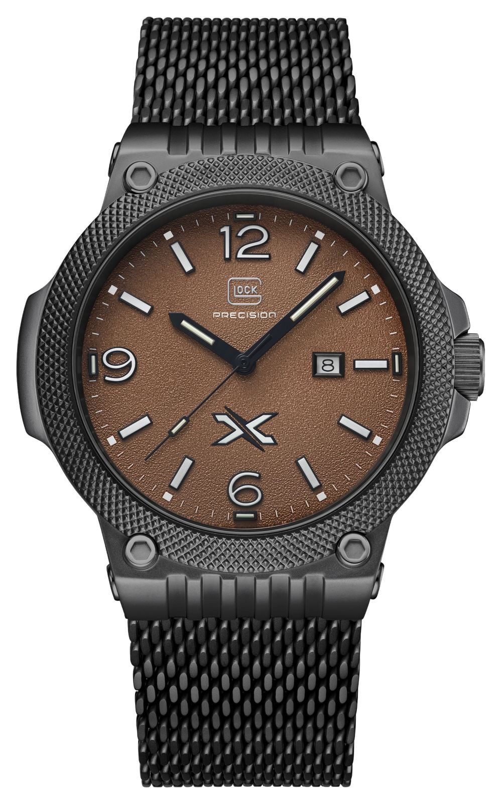 GLOCK Precision Glock X Ã©dition limitÃ©e (43 mm), cadran montre