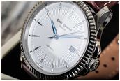 Emile Chouriet Ailes du Temps - Soleos Automatic (40mm) White Dial / Brown Leather Strap 08.1155.G.6.6.28.2 - autre vue 2