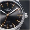 Mühle Glashütte Panova Lime Automatic (40mm) Grey Sunray Dial / Brown Leather Strap M1-40-75-LB-II - alternate view 2