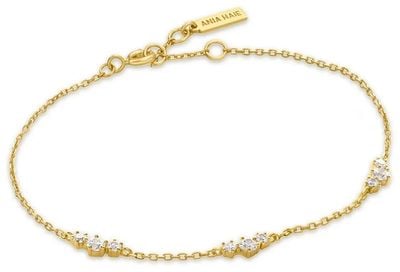 Ania Haie Gold fairy Dust Cluster Station Bracelet B079-01G