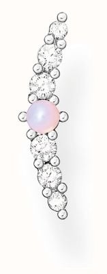 Thomas Sabo Sterling Silver Vintage Single Stud Earring | Pink Opal Effect H2182-166-7