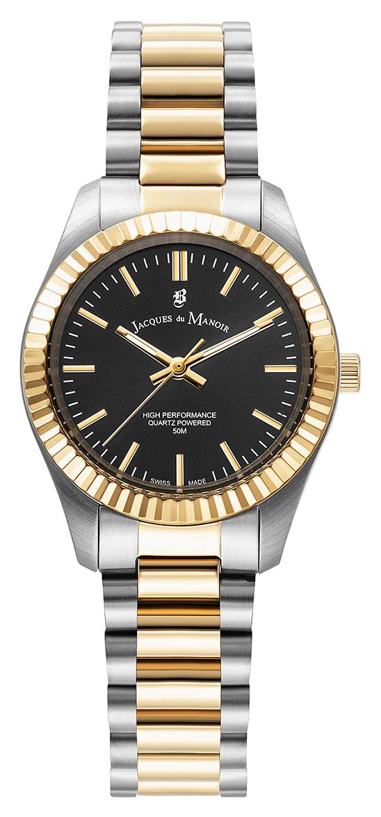 Jacques Du Manoir Inspiration Prime Quartz 31mm Black Dial Watch Jacques Du Manoir Inspiration Prime Quartz 31mm Black Dial Watch