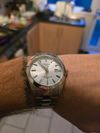 Customer picture of Tissot Мужские джентльменские часы powermatic 80, кремниевый (40 мм), синий циферблат/браслет из нержавеющей стали T1274071135100