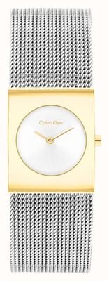 Calvin Klein CK Pulse (21mm) Silver Dial / Stainless Steel Mesh Bracelet 25100139