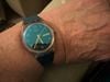 Customer picture of Swatch BLUE AWAY (34mm) Blue Solar Spectrum Glass Dial / Blue Biosourced Material Strap SO28K700
