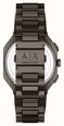 Armani Exchange Dual-Time Quartz (40mm) Black Dial / Black PVD Stainless Steel Bracelet AX1479 - vue alternative 4