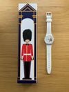 Customer picture of Swatch Platynowy jubileusz królowej jak majestatyczny | zegarek zmieniający kolor GZ711