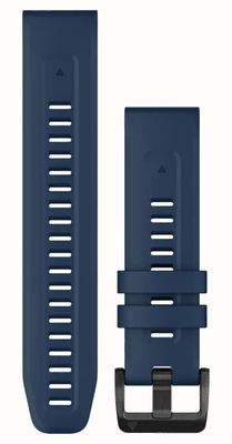 Garmin Solo correa de reloj Quickfit® 22: azul capitán con herrajes negros de acero inoxidable 010-13111-31