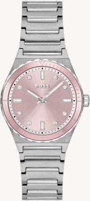 BOSS Candor Sport (32 mm) rosa Zifferblatt / Edelstahlarmband 1502788