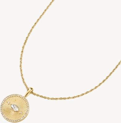 D.LOUISE Evil Eye Talisman Necklace 45cm SKN-71