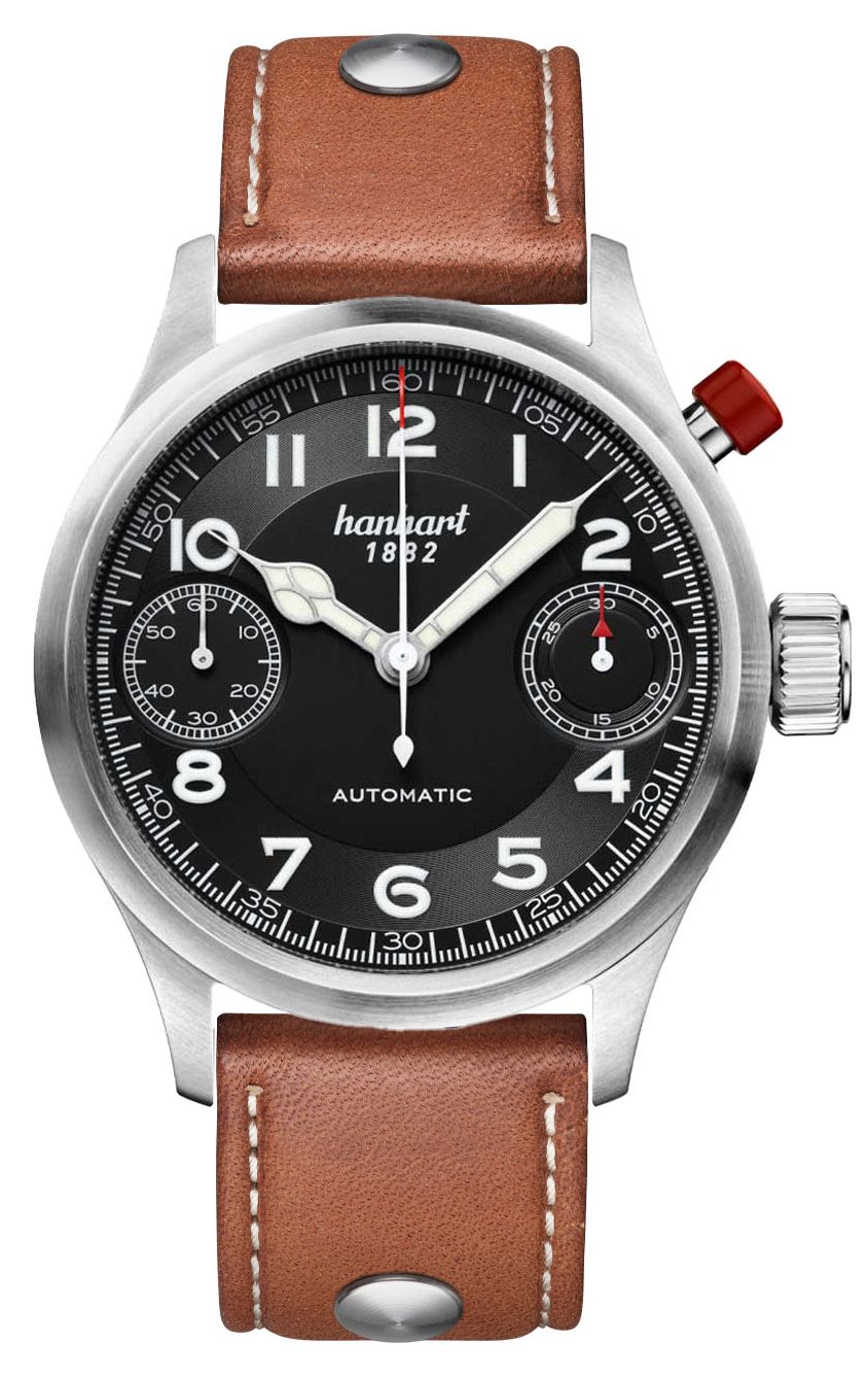 Hanhart Chronographe automatique Pioneer Monoscope (45 mm), montre