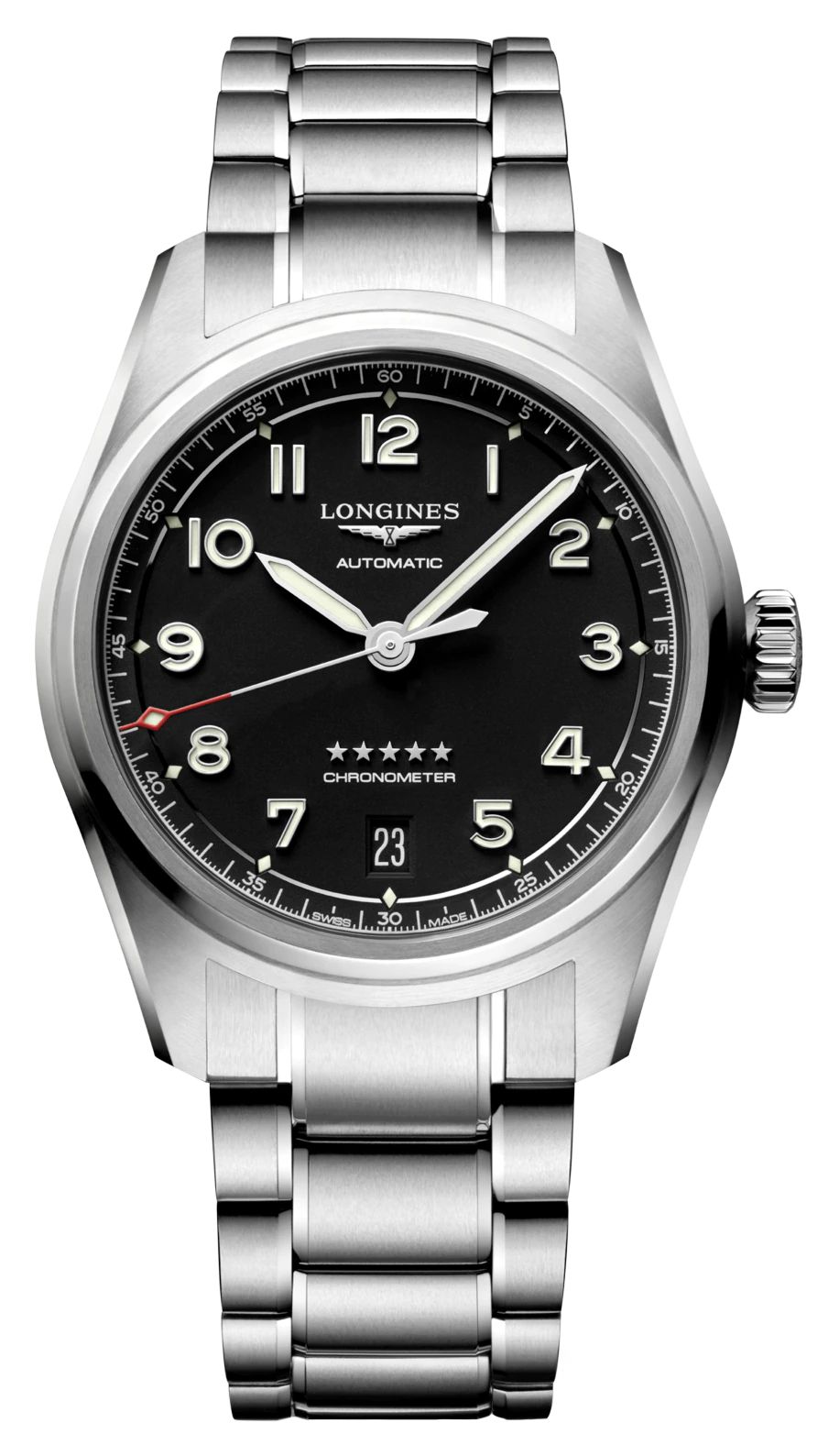 LONGINES ChronomÃ¨tre automatique Spirit (37 mm), cadran montre
